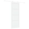 vidaXL Ușă glisantă 78 x 211 cm Lemn prelucrat Alb