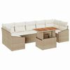 vidaXL Set de canapele pentru grădină 8 buc. Bej și crem