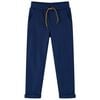 Pantaloni pentru copii cu șnur, bleumarin, 116
