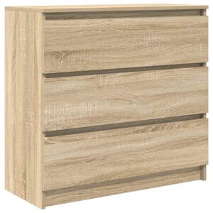 vidaXL Bufetă Stejar Sonoma 80x35x76 cm Lemn prelucrat