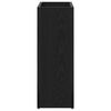 vidaXL Suport pentru umbrele Stejar Negru 40 x 20 x 55,5 cm