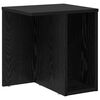vidaXL Masă laterală Stejar Negru 37 x 32 x 40 cm Lemn prelucrat