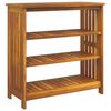 vidaXL Dulap de grădină natural 90 x 40 x 90cm Lemn Solid de Acacia