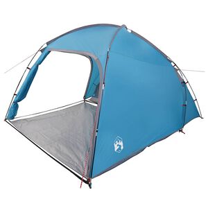 vidaXL Tent Cabină cu acoperiș albastru 370 x 230 x 185 cm tafta