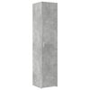 vidaXL Dulap &icirc;nalt, gri beton, 40x42,5x185 cm, lemn prelucrat