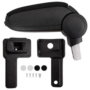 vidaXL Cotieră auto pentru VW GOLF MK4 (1999-2004) negru 14,5x32x(27-46) cm ABS