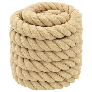 vidaXL Sfoară de Barcă 5 mm 25 m natural