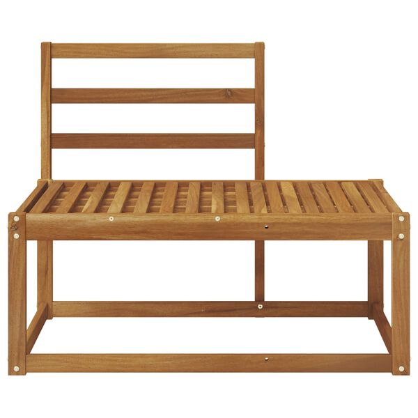 vidaXL Canapea de exterior natural 91 x 63 x 73 cm