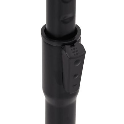 vidaXL Suport de afiș A4 cu picior, negru, aliaj de aluminiu