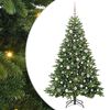 vidaXL Brad de Crăciun artificial cu 300 LED Verde 180 cm PE și PVC