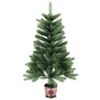 vidaXL Brad de Crăciun artificial, ace cu aspect natural, 65 cm, verde