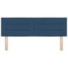 vidaXL Tăblie cap cu headboard albastru 144 cm Piele artificială