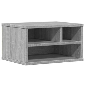 vidaXL Suport imprimantă, gri sonoma, 40x32x22,5 cm, lemn prelucrat