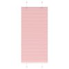 vidaXL Jaluzea plisată roz 55x150 cm Lățime țesătură 54,4cm poliester