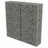 vidaXL Perete gabion cu capace, oțel galvanizat, 100 x 20 x 100 cm