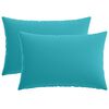 vidaXL Husă pentru pernă 2 pcs HEERLEN Turcoaz 30 x 50 cm Poliester