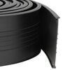 vidaXL Etanșare pentru Ușa Garajului Negru 70 x 6 mm 2,5 m PVC