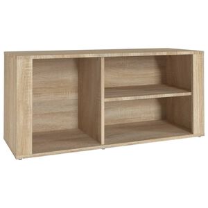 vidaXL Pantofar, stejar sonoma, 100x35x45 cm, lemn prelucrat
