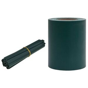 vidaXL Panou de intimitate grădină, verde mat, 35 x 0,19 m, PVC