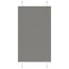 vidaXL Jaluzea plisată Antracit 80x100 cm Lățime țesătură 79,4 cm