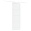 vidaXL Ușă glisantă 73,5 x 211 cm Lemn prelucrat Alb