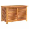 vidaXL Ladă depozitare grădină cu grilaj 90x50x56 cm lemn masiv acacia