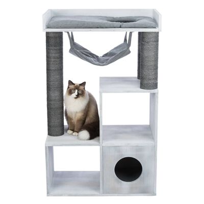 TRIXIE Stâlp de zgâriat pentru pisici, funcție de raft 72x38x110cm gri