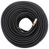 vidaXL Furtun de aer hibrid, negru, 0,6", 50 m, cauciuc și PVC