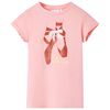 vidaXL Tricou pentru copii, roz, 116
