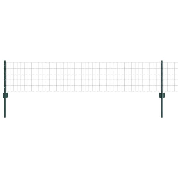 vidaXL Gard cu St&acirc;lp Verde 0,4 x 50 m Oțel și PVC