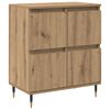 vidaXL Bufet Stejar Artizanal 60 x 35 x 70 cm