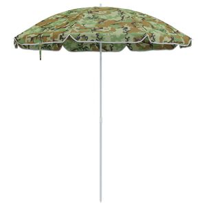 vidaXL Umbrelă de soare Camuflaj 161 x 161 x 193 cm Poliester