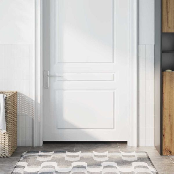 vidaXL Perdele de ușă cu perii cu montare prin &icirc;nșurubare 12 pcs Maro