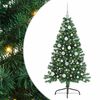 vidaXL Pom de Crăciun artificial pre-iluminat Verde 120 cm PVC