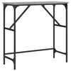 vidaXL Măsuță consolă, gri sonoma, 75x32x75 cm, lemn prelucrat