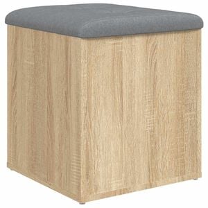 vidaXL Bancă de depozitare din stejar Sonoma 42x42x45 cm, lemn stratificat