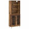 vidaXL Bufet 2 buc. Lemn vechi 69,5 x 34 x 180 cm
