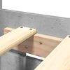 vidaXL Cadru de pat cu tăblie gri beton 200x200 cm lemn prelucrat