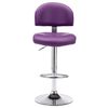 vidaXL Scaun de bar, violet, piele ecologică