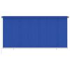 vidaXL Jaluzea tip rulou de exterior, albastru, 300x140 cm, HDPE