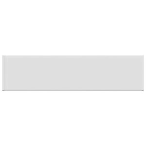 vidaXL Prag de fereastră Alb 100 x 25 x 4,5 cm PVC