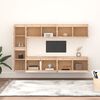 vidaXL Comode TV, 6 buc., lemn masiv de pin