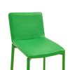 vidaXL Set de mobilier de bar, 3 piese, verde, piele ecologică