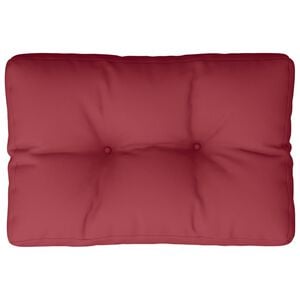 vidaXL Pernă de paleți, roșu vin, 50x40x12 cm, material textil