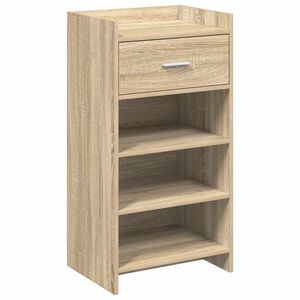 vidaXL Dulap pentru pantofi cu sertar Stejar Sonoma 48 x 36 x 92 cm