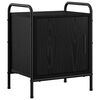 vidaXL Dulap de noapte Stejar Negru 40 x 30 x 50 cm Lemn prelucrat