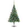 vidaXL Brad de Crăciun pre-iluminat cu globuri, 180 cm, 564 de ramuri