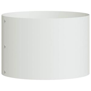 vidaXL Inele pentru vaze Alb 30 x 30 x 20 cm Oțel laminat la rece