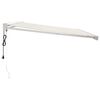 vidaXL Copertină retractabilă, crem, 4,5x3 m, textil și aluminiu