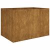 vidaXL Strat &icirc;nălțat de grădină, 120x80x80 cm, oțel corten